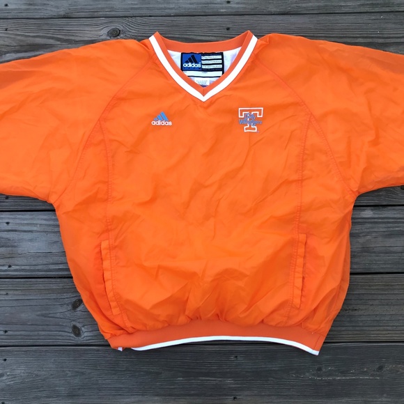 Adidas Women Orange Jacket Long Sleeve Athletic T - Picture 2 of 7